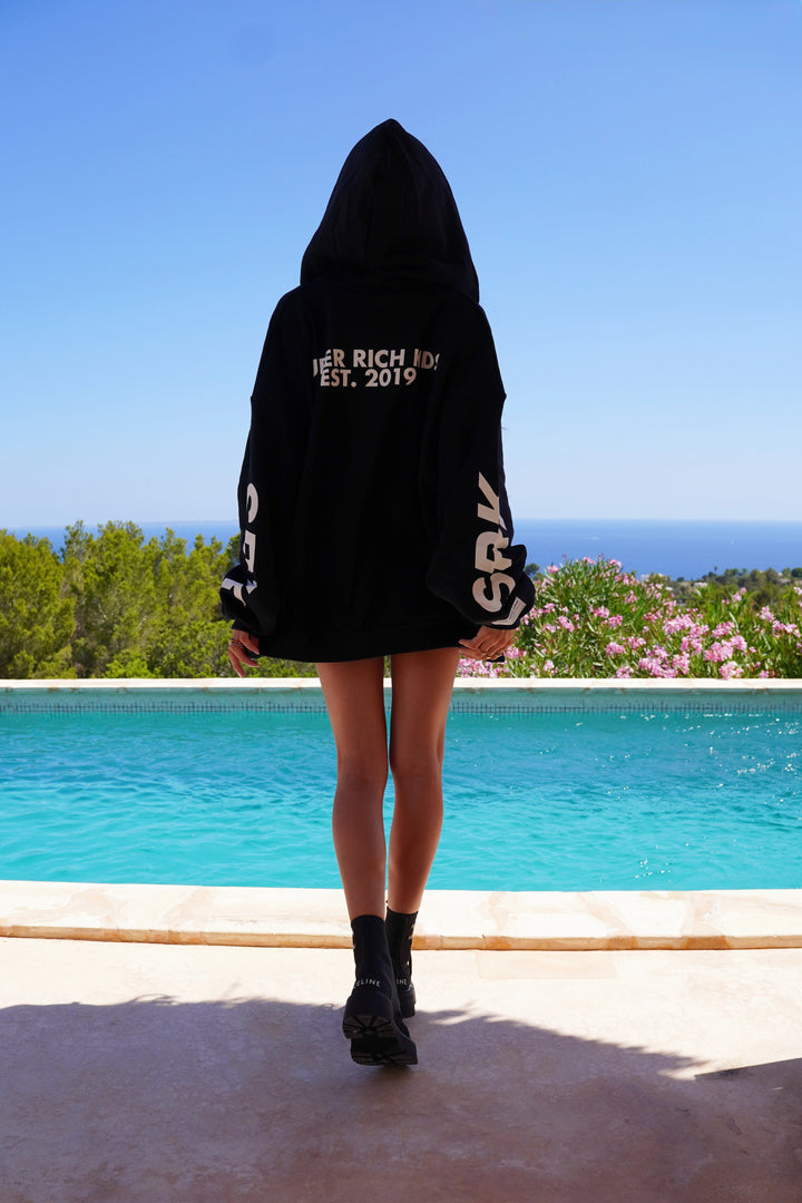 SRK Logo Zip Up Vest 'Black & White'