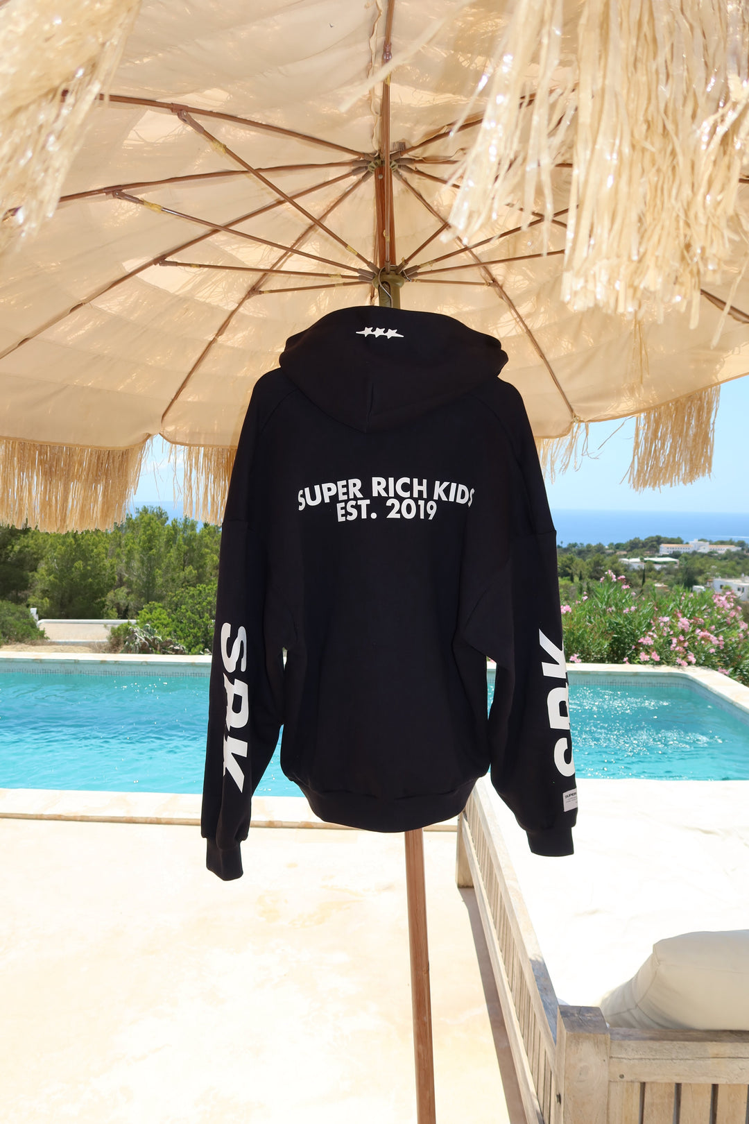SRK Logo Zip Up Vest 'Black & White'