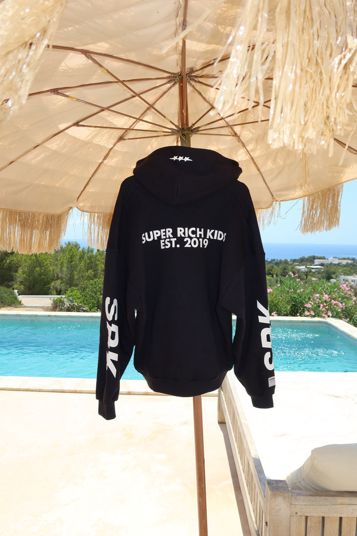 SRK Logo Zip Up Vest 'Black & White'