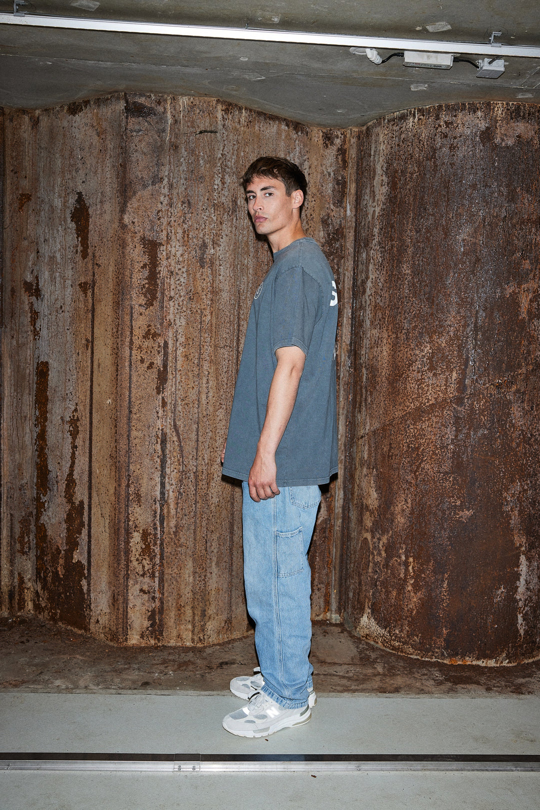 Super Rich Kids T-Shirt Acid Wash wit logo