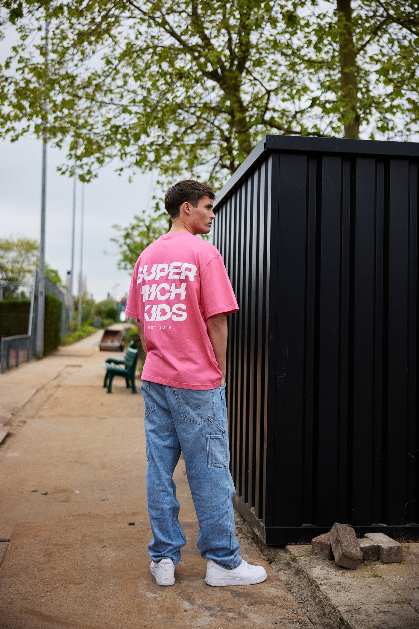 Super Rich Kids T-Shirt 'Hot Pink'