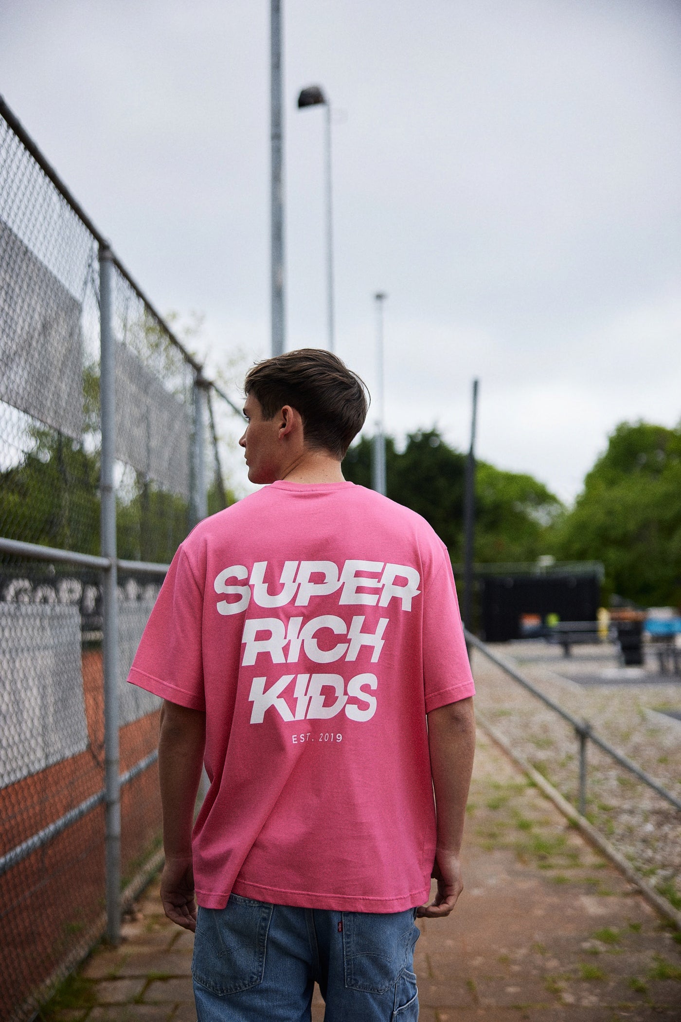 Super Rich Kids T-Shirt 'Hot Pink'