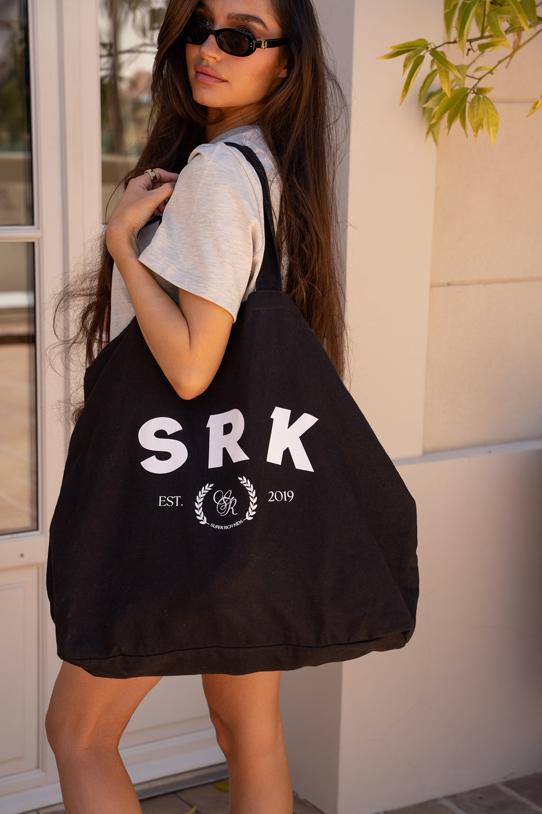 SRK Society Tote Bag – Black &amp; White