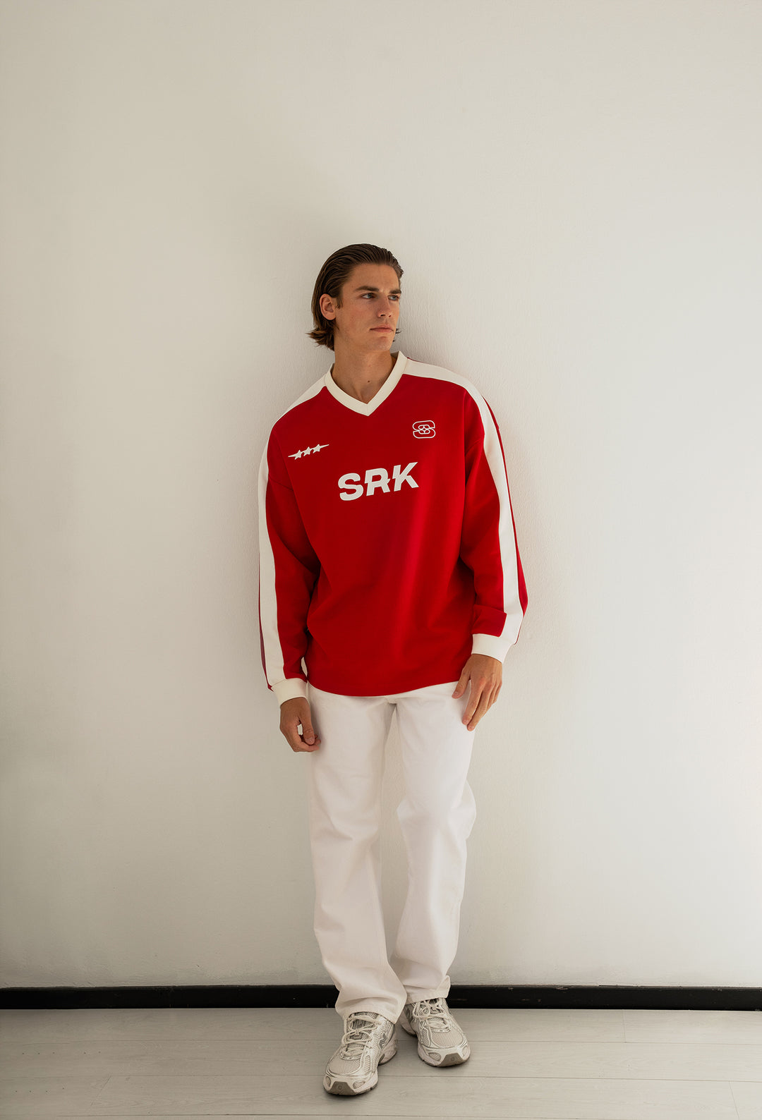 SRK Oversized Jersey 'Red & Off White'