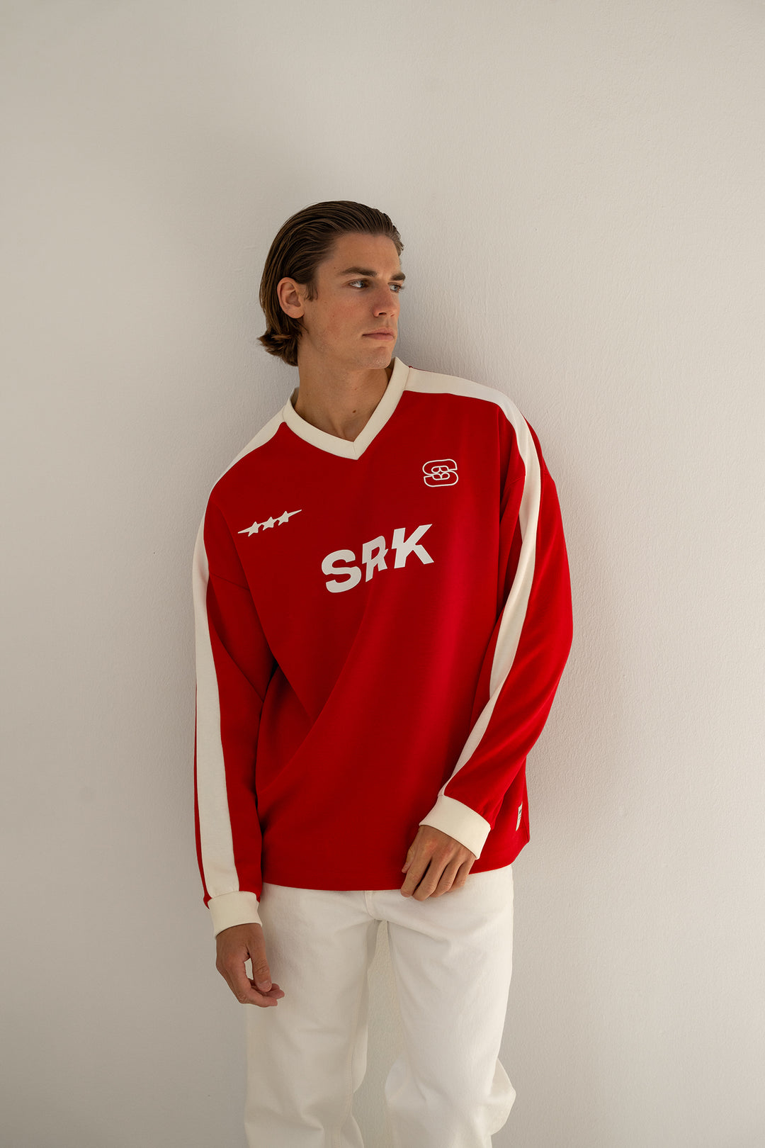 SRK Oversized Jersey 'Red & Off White'