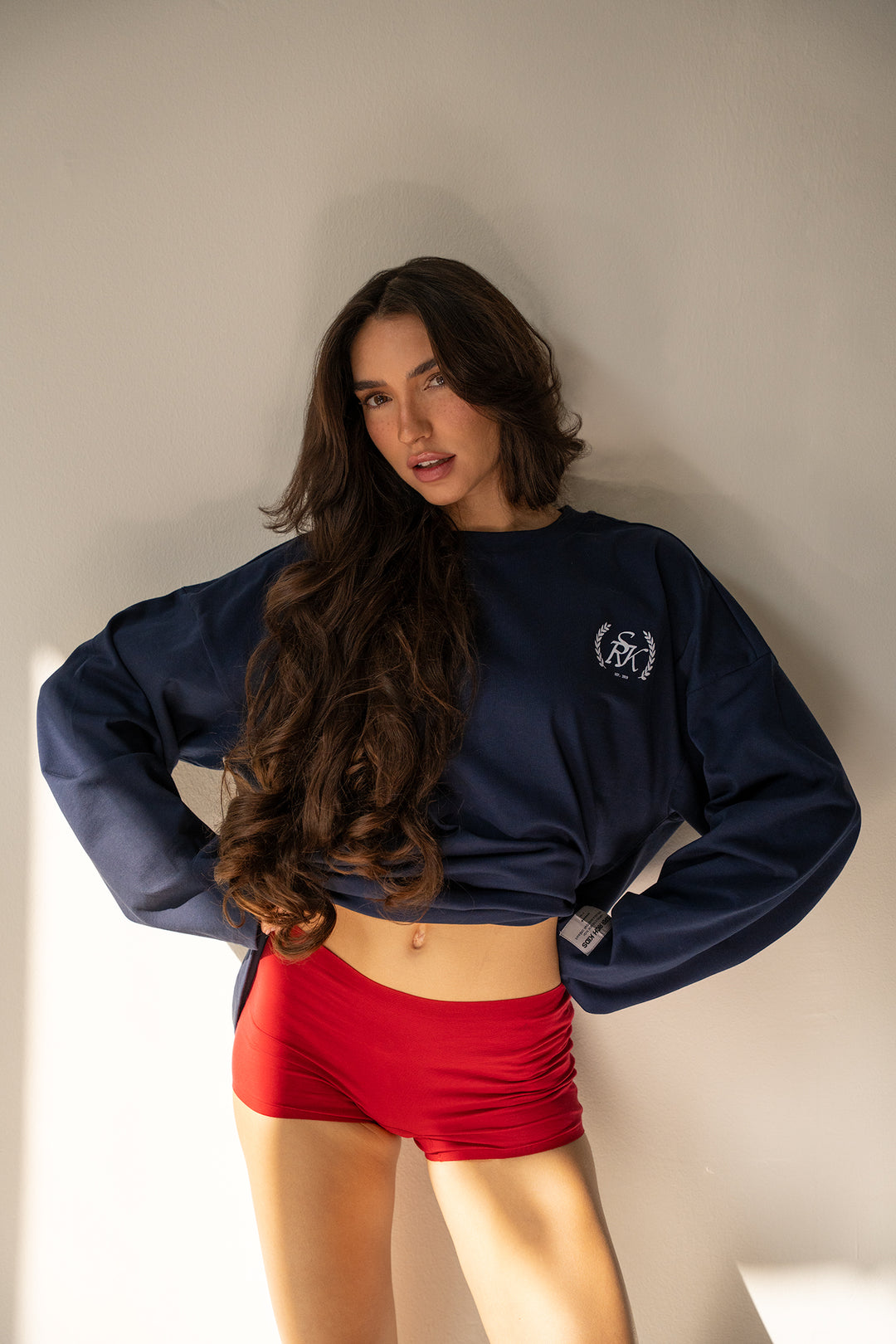 SRK Society Longsleeve Tee 'Navy & White'