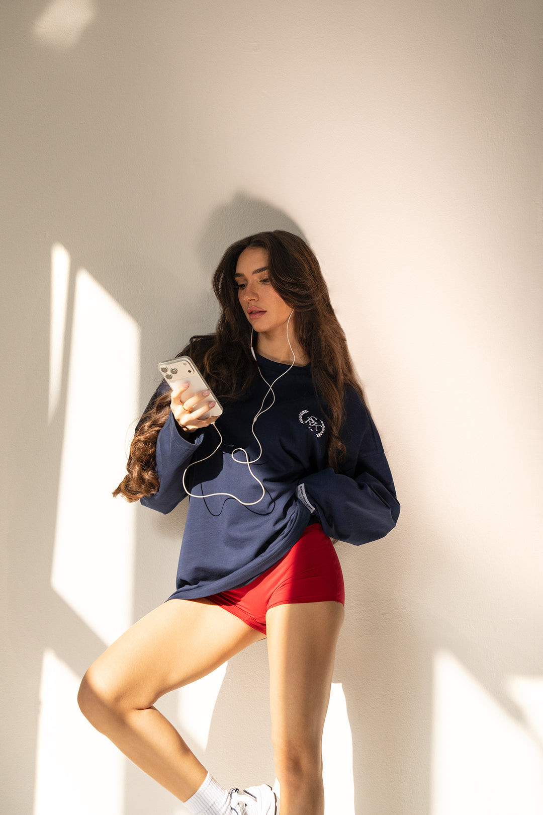 SRK Society Longsleeve Tee 'Navy & White'
