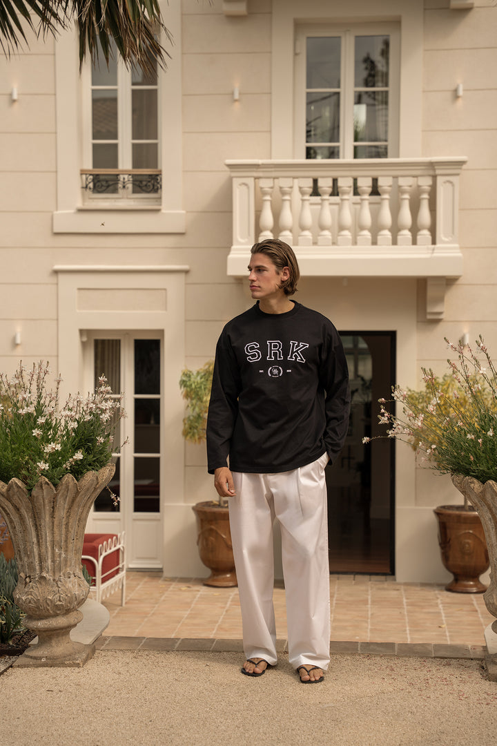 SRK Longsleeve Tee - Black &amp; White