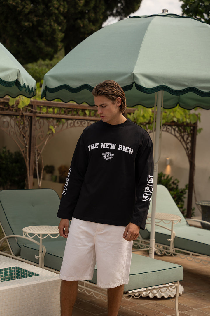 SRK Longsleeve Tee TNR - Black &amp; White