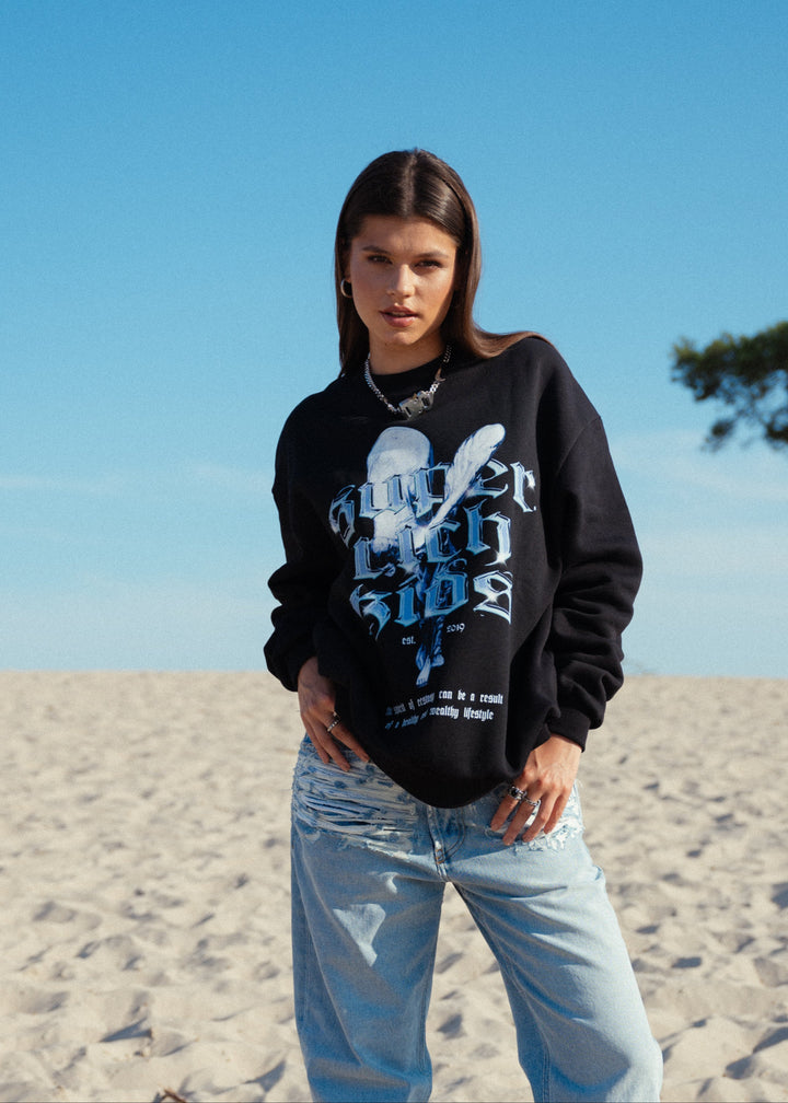 Sweater 'Spirit of Ecstasy' zwart