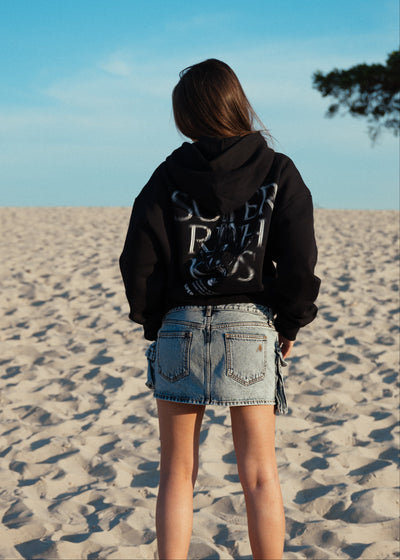 Hoodie 'Chase your Dreams' zwart