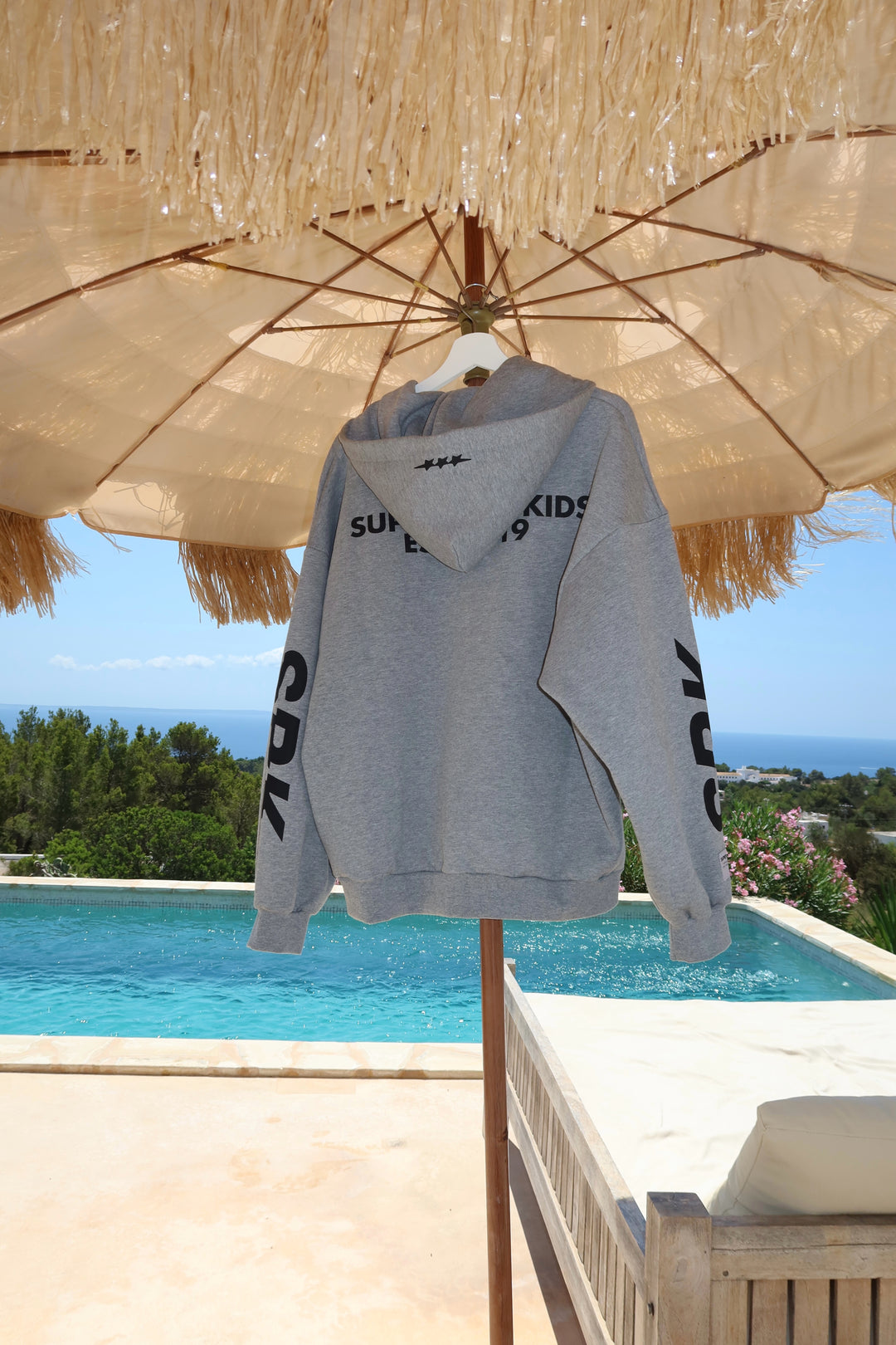 SRK Logo Zip Up Vest ‘Grey Melange’