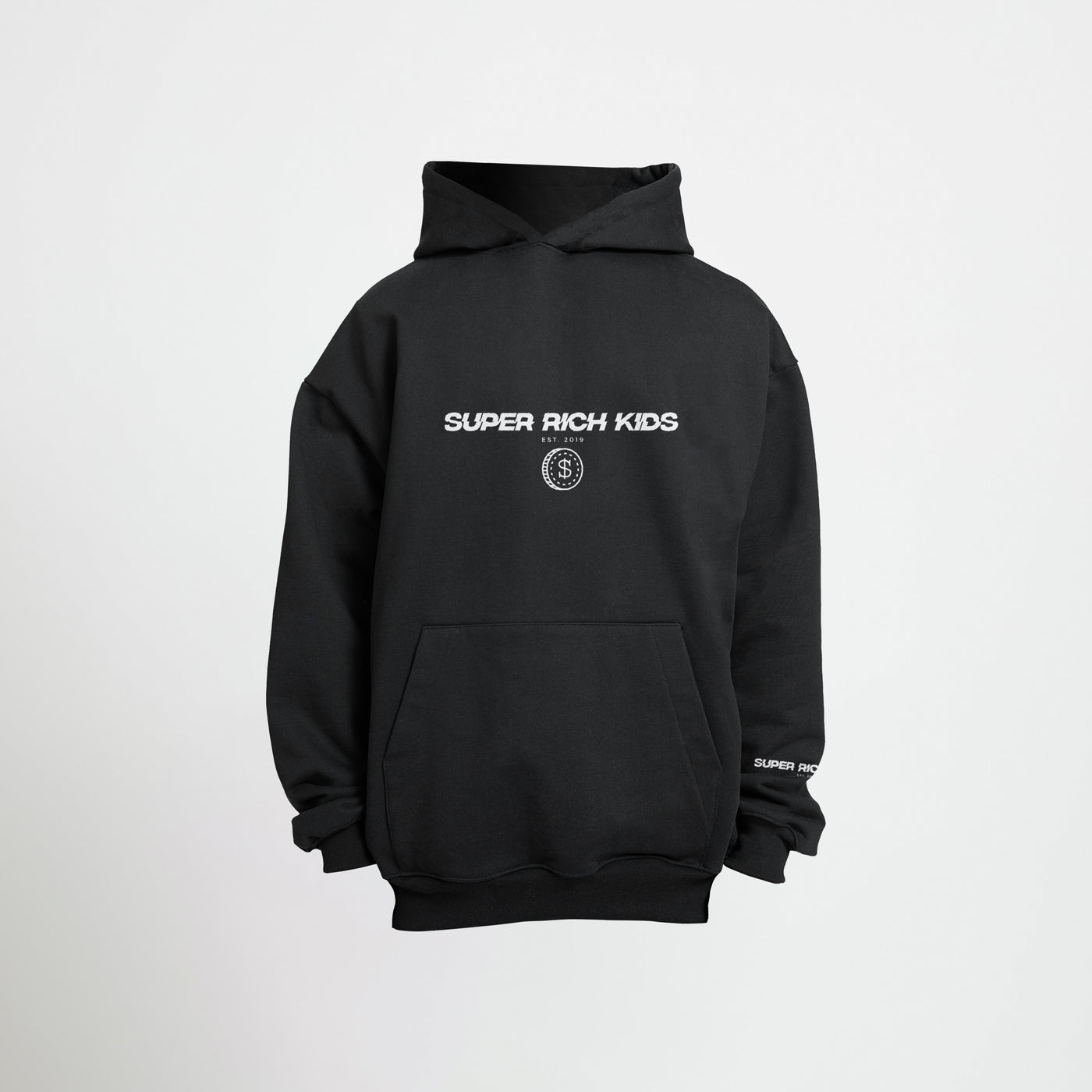 Hoodie 'Super Rich Kids' Zwart