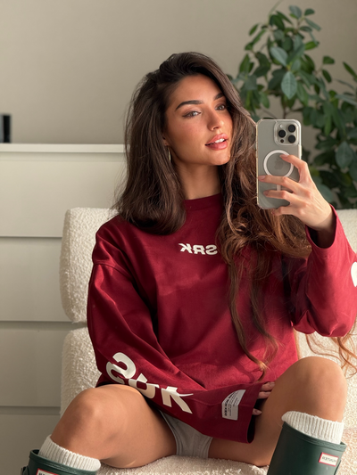 SRK Longsleeve tee 'Burgundy'