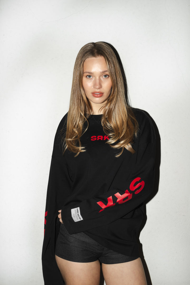 SRK Longsleeve Tee 'Black & Red'