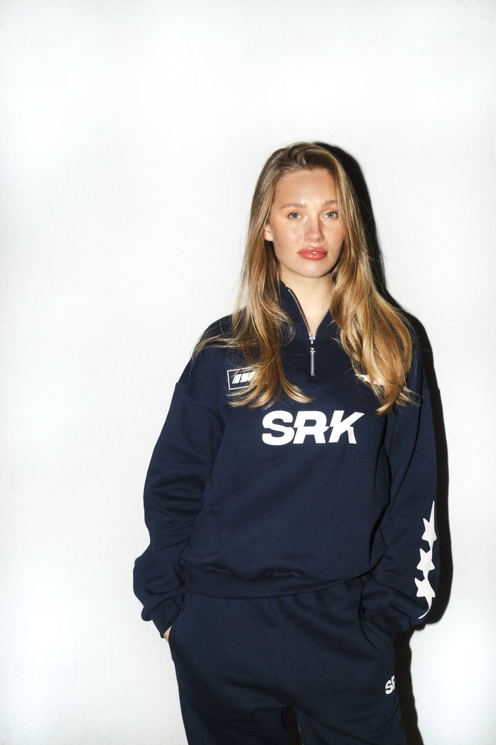 SRK Quarter Zip Sweater ‘Navy’