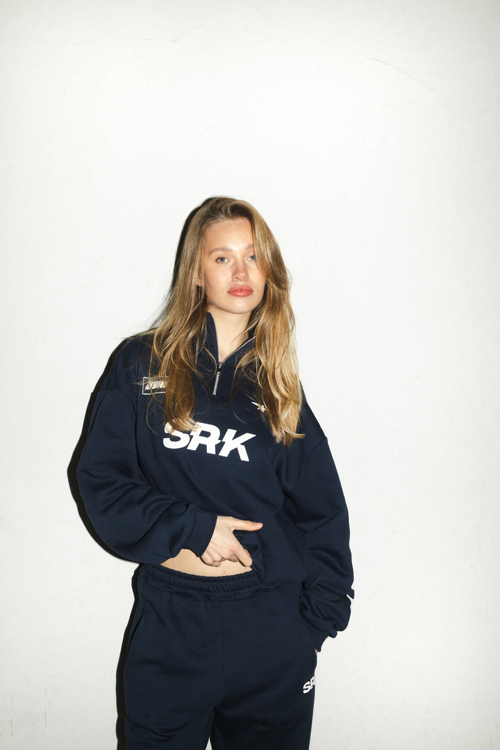 SRK Quarter Zip Sweater ‘Navy’