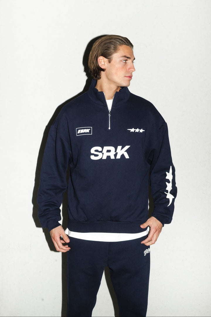 SRK Quarter Zip Sweater ‘Navy’