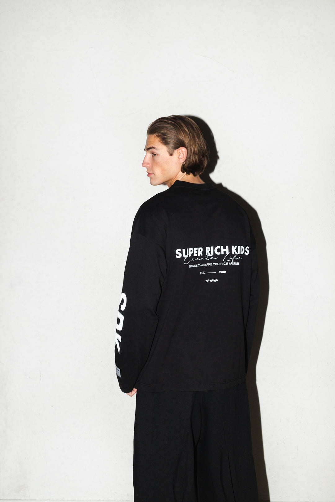 SRK Longsleeve tee 'Black & White'