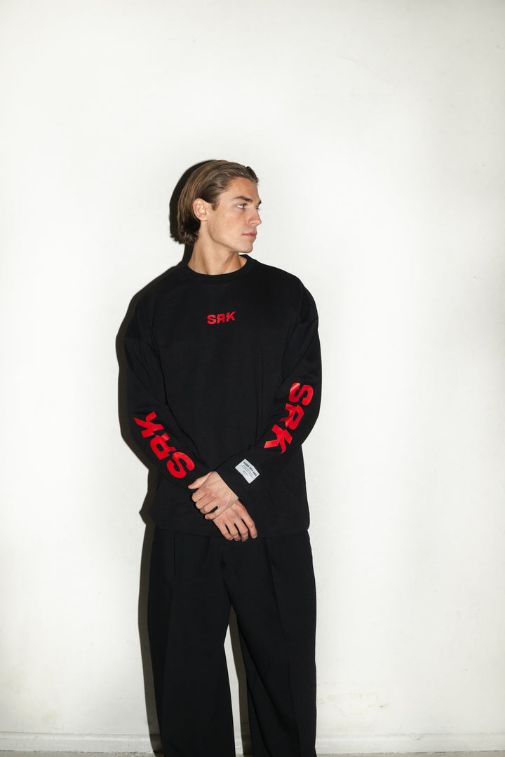 SRK Longsleeve Tee 'Black & Red'