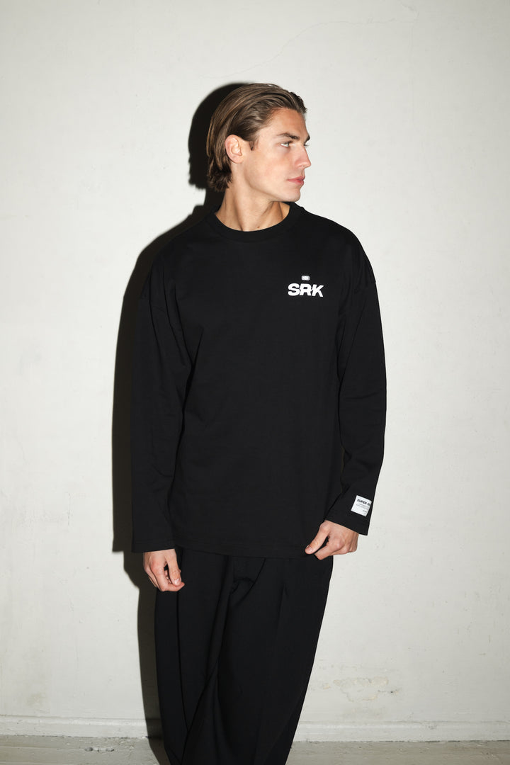 'THE NEW RICH' Longsleeve tee ‘Black & White’