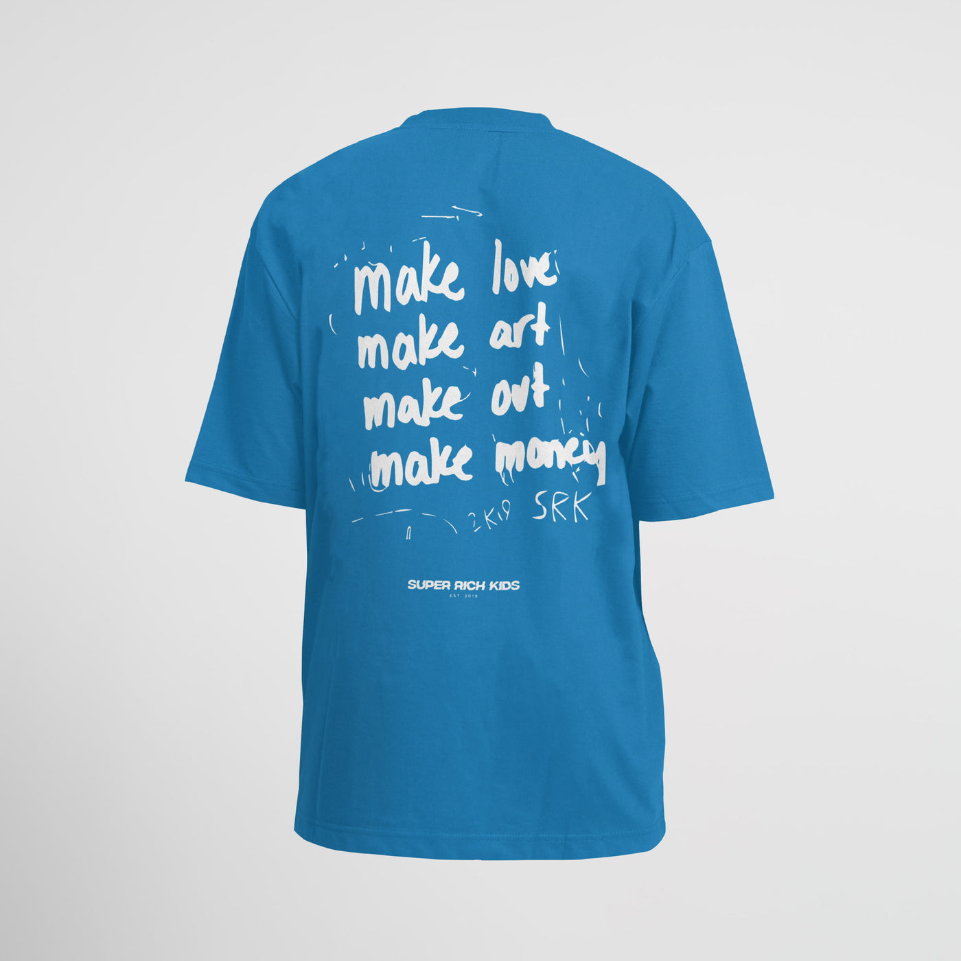 T-Shirt 'Make money' French Blue