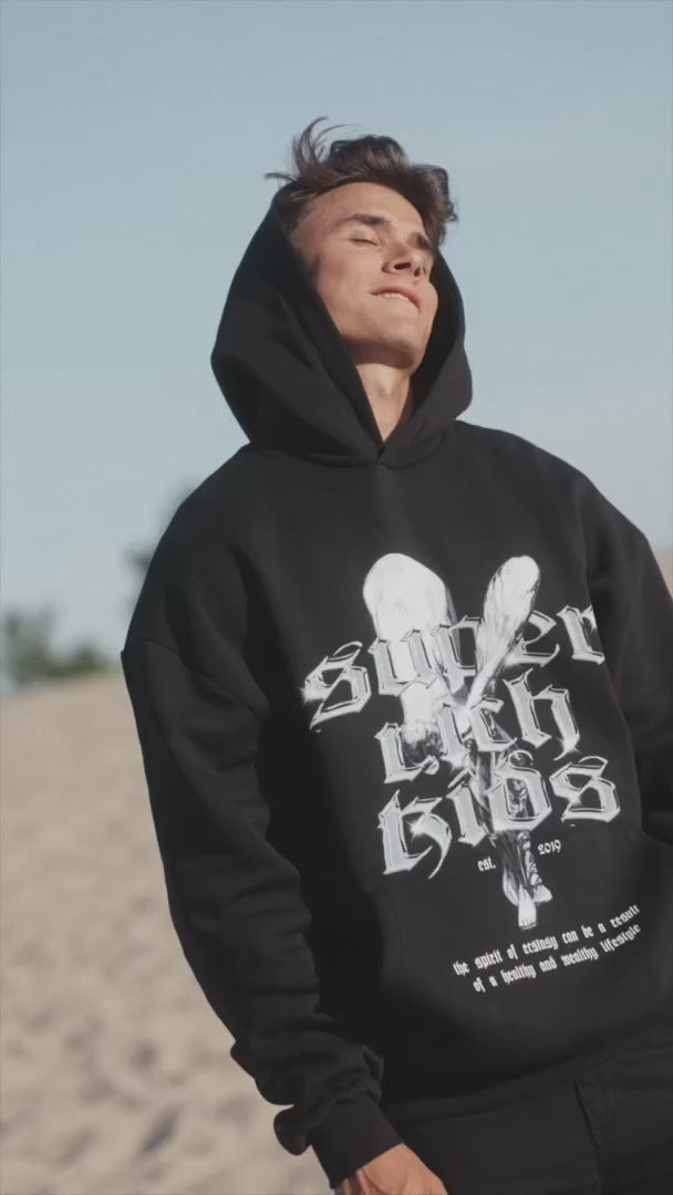 Hoodie 'Spirit of Ecstasy' Zwart