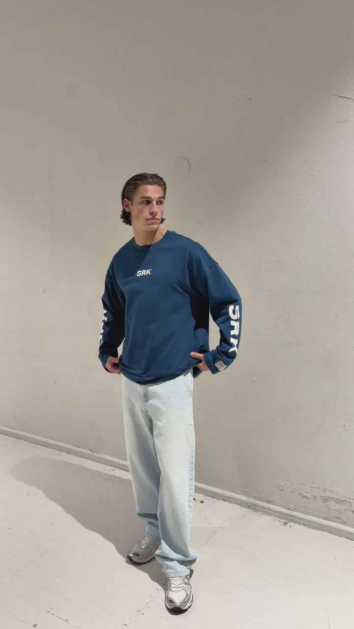 SRK Longsleeve Tee 'Navy & White'